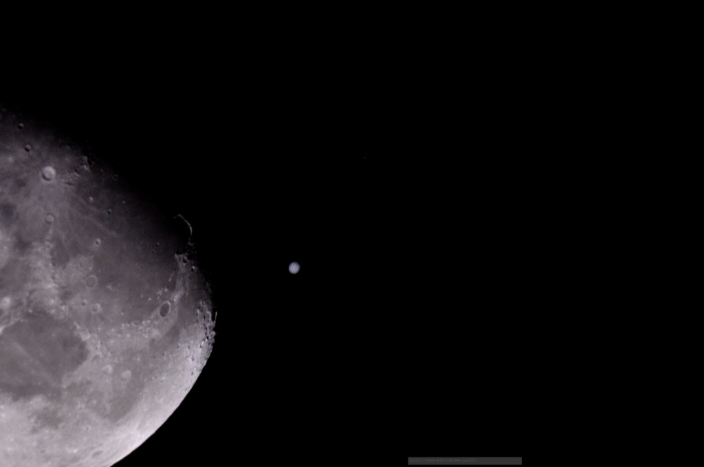 Conjunction moon and jupiter